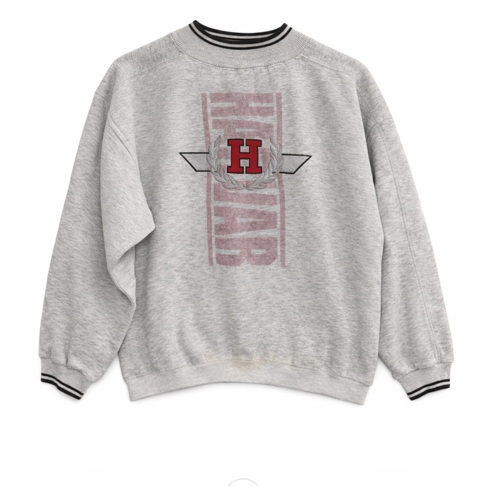Vintage HARVARD Crewneck Sweatshirt Size Large